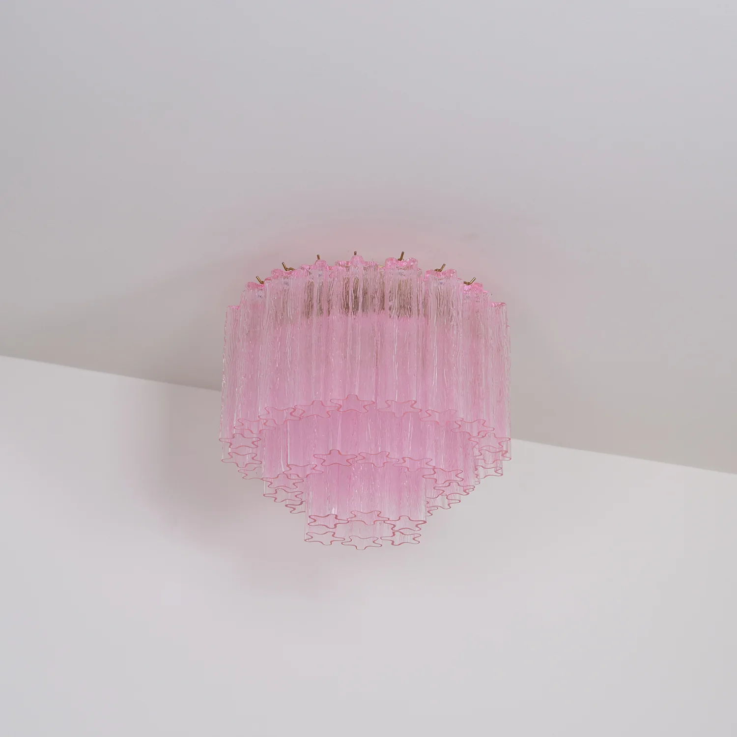 Murano Pink Glass Ceiling Light - Image 25