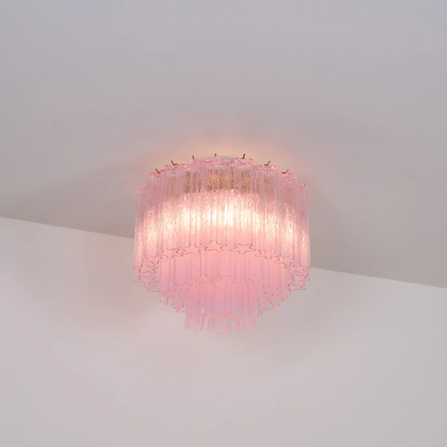 Murano Pink Glass Ceiling Light - Image 26