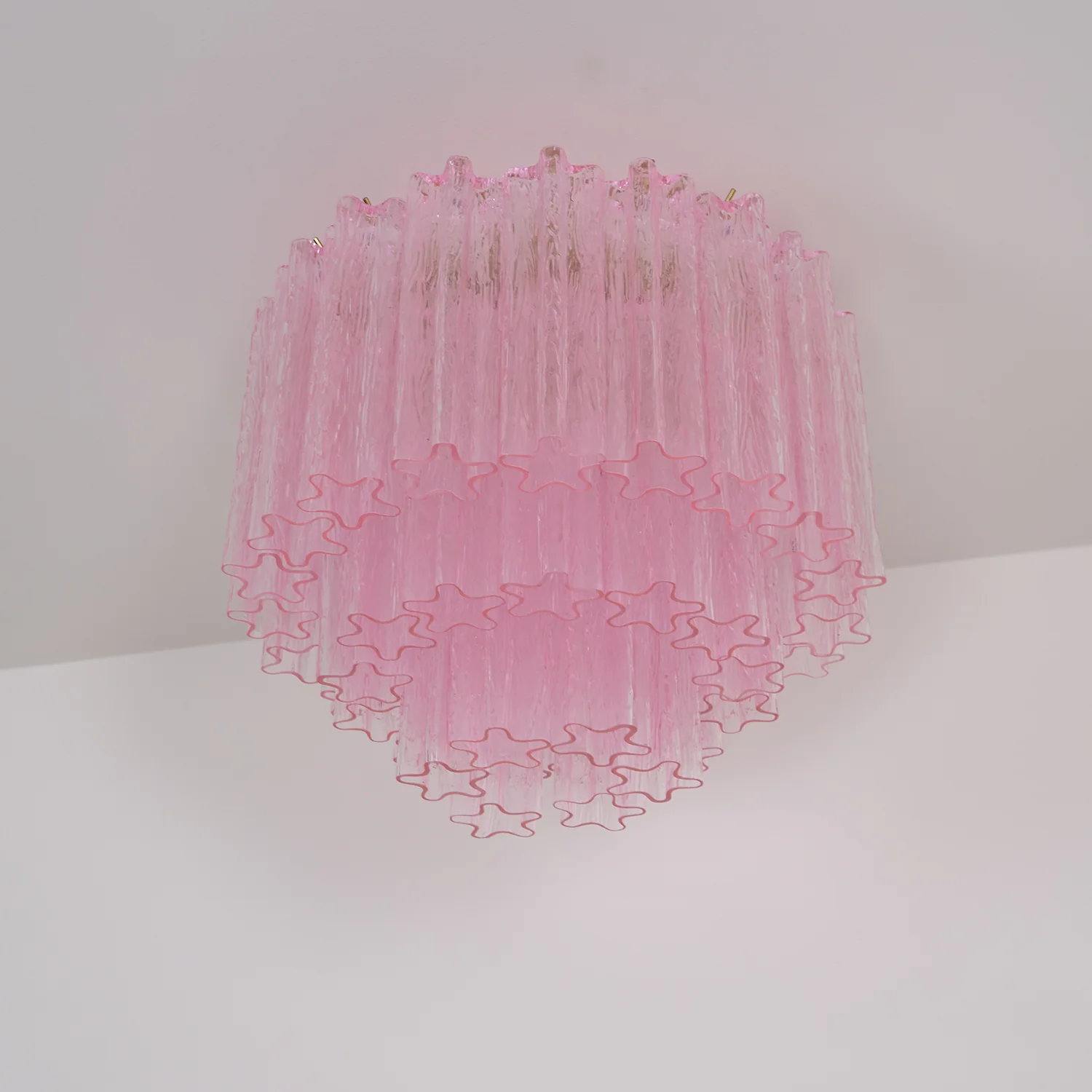 Murano Pink Glass Ceiling Light - Image 32