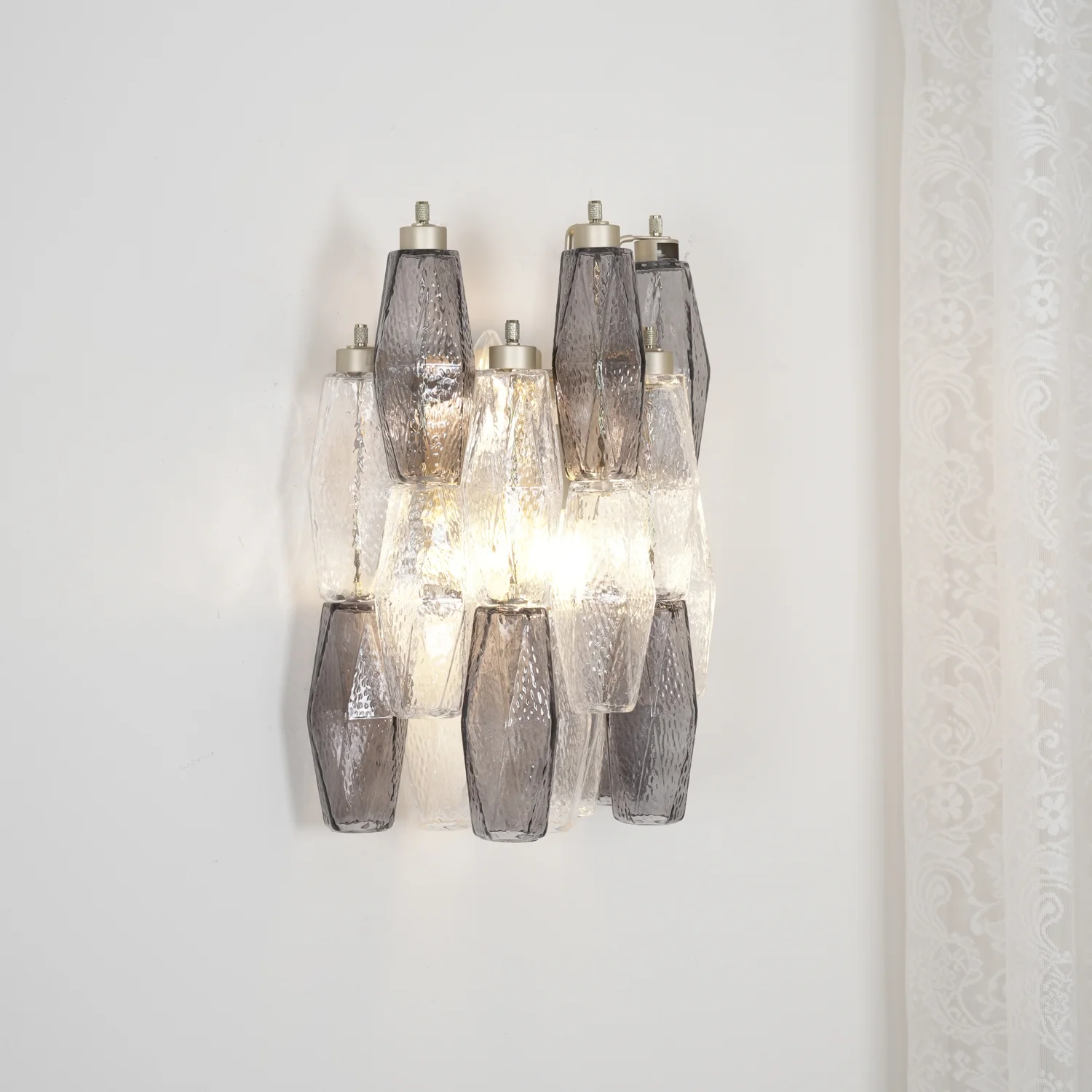 Murano Rhombus Glass Wall Lamp - Image 10