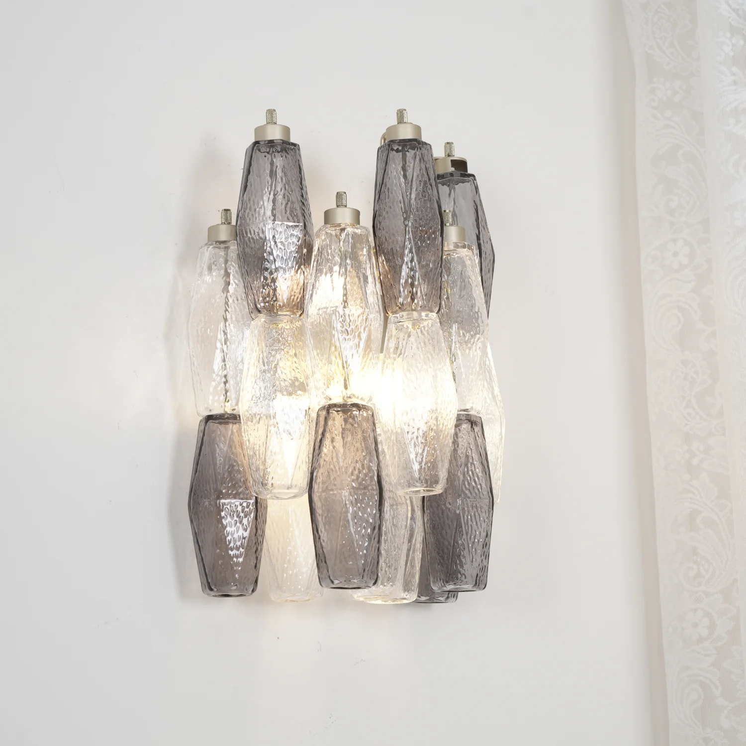 Murano Rhombus Glass Wall Lamp - Image 11