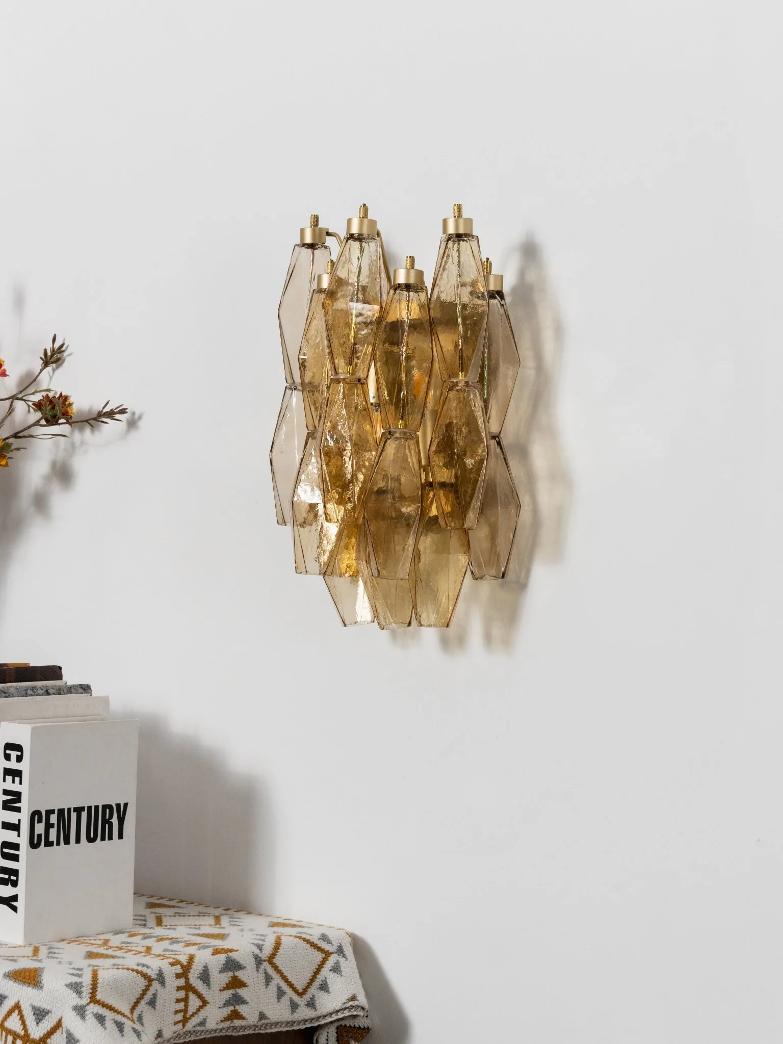 Murano Rhombus Glass Wall Lamp - Image 27