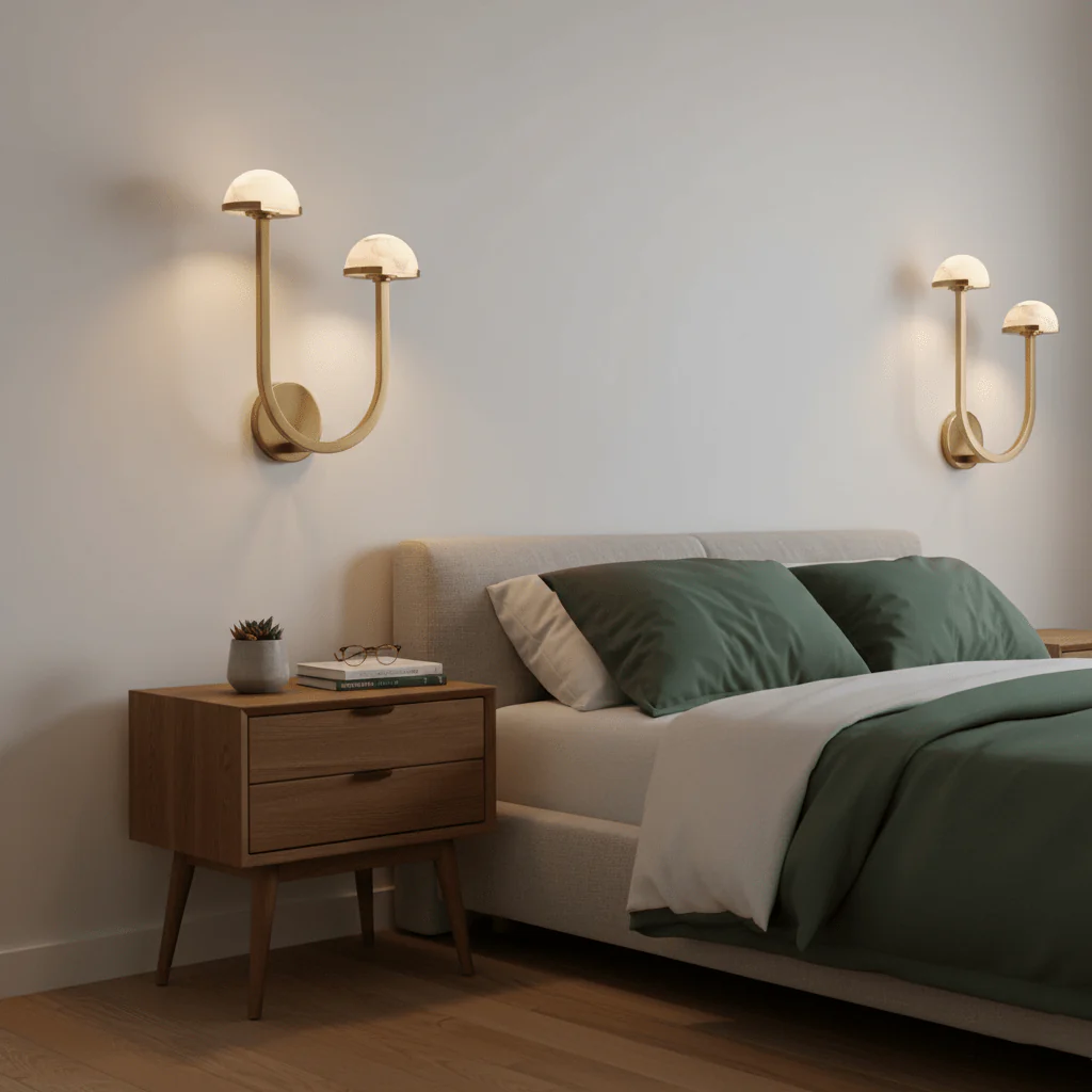Mushroom Alabaster Wall Lamp - Image 13