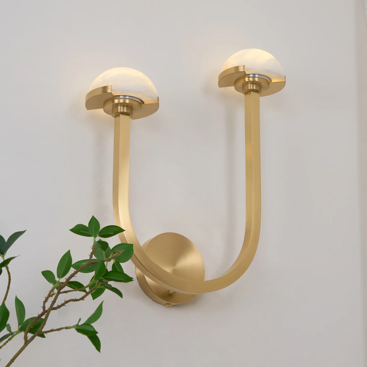 Mushroom Alabaster Wall Lamp - Image 19