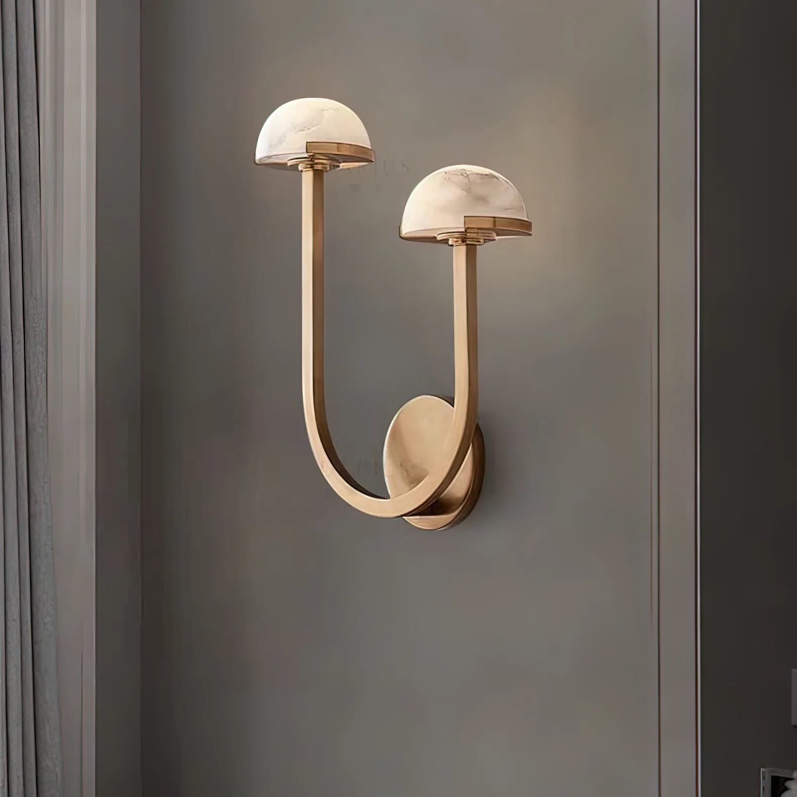 Mushroom Alabaster Wall Lamp - Image 22