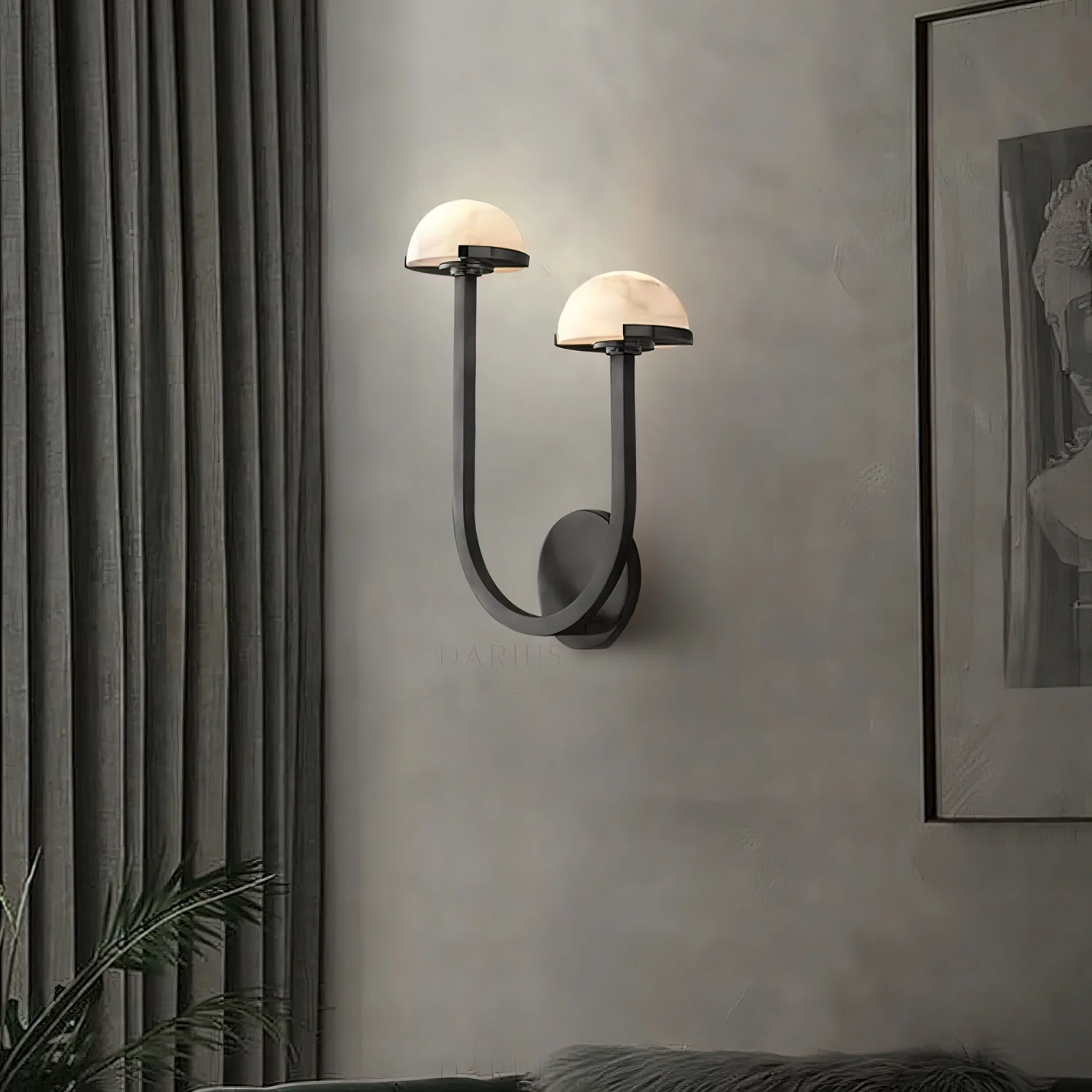 Mushroom Alabaster Wall Lamp - Image 23