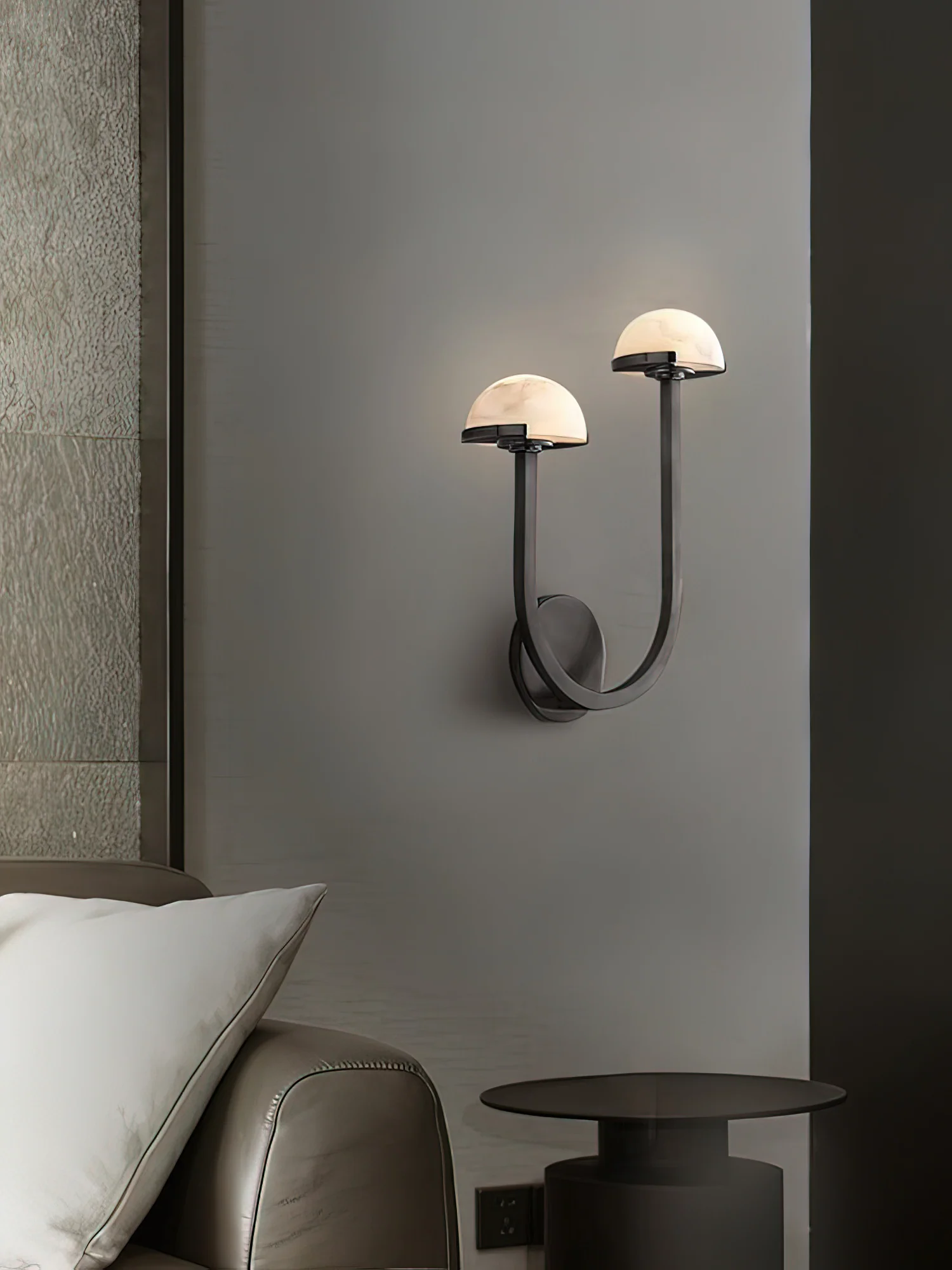 Mushroom Alabaster Wall Lamp - Image 25