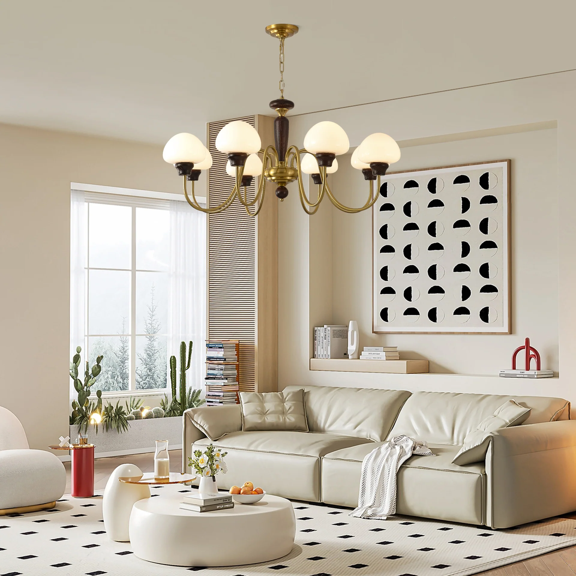 Mushroom Cap Chandelier - Image 3