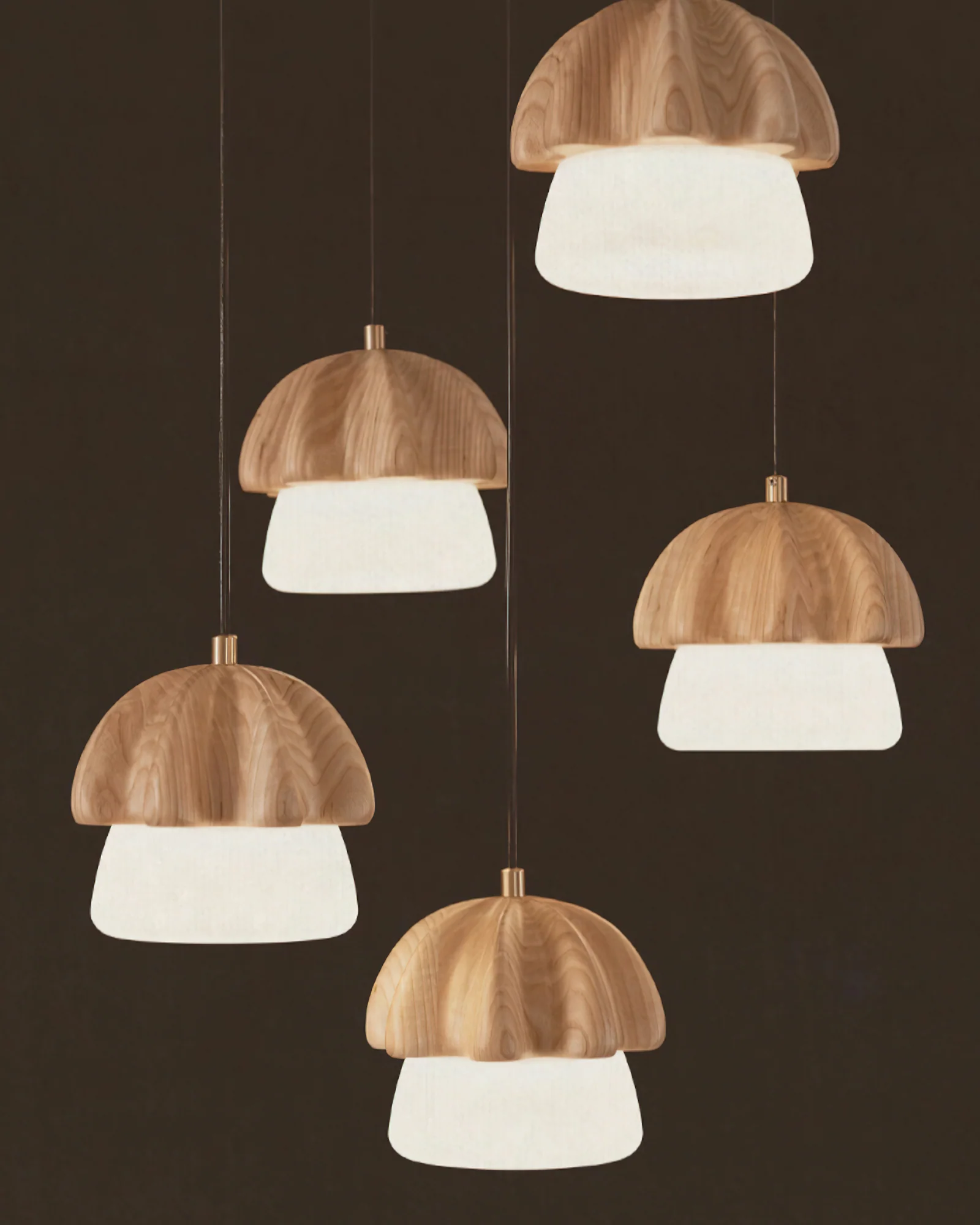Mushroom Cluster Chandelier - Image 26