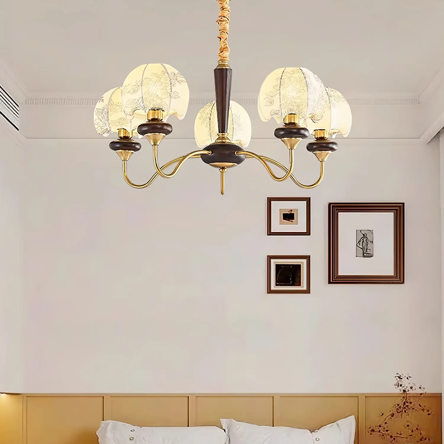 Mushroom Fabric Chandelier - Image 33