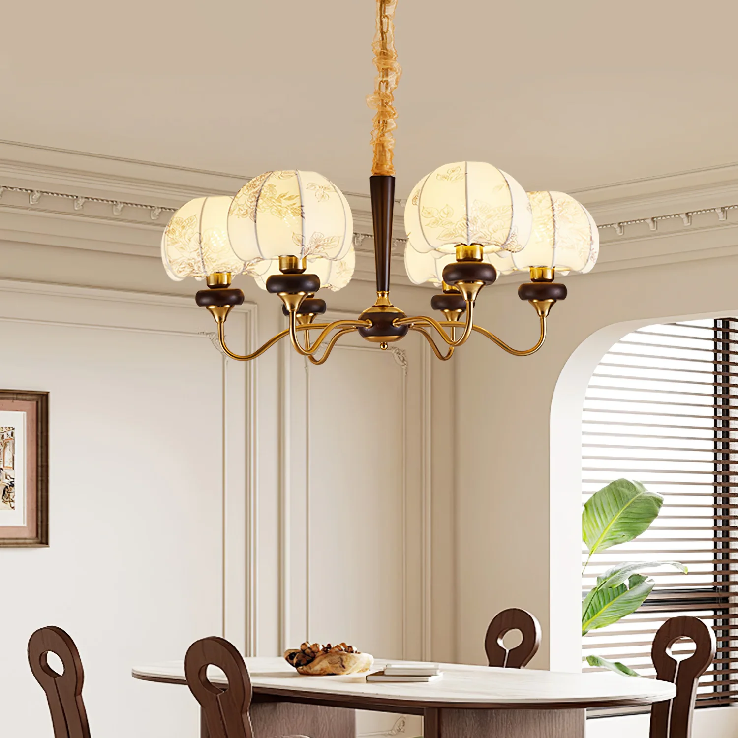 Mushroom Fabric Chandelier - Image 36