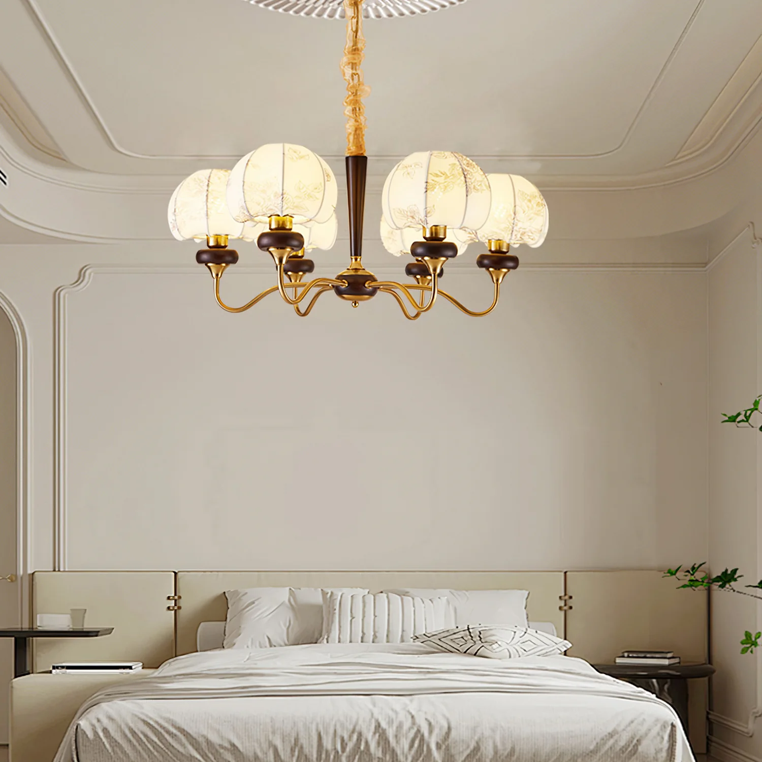Mushroom Fabric Chandelier - Image 37