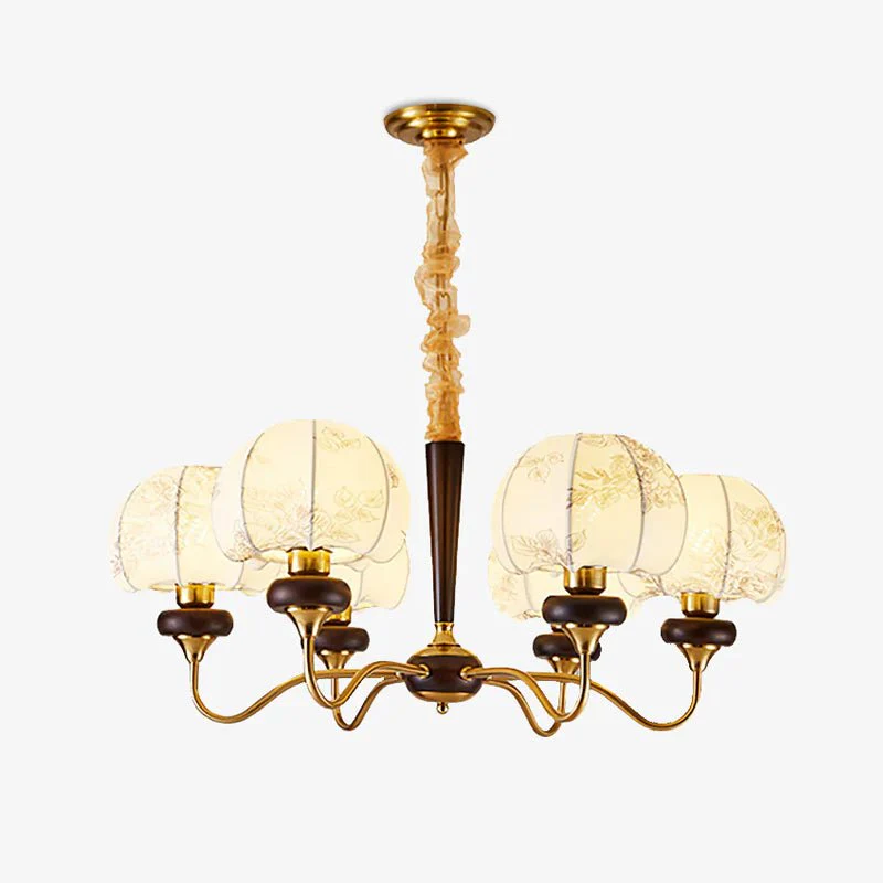 Mushroom Fabric Chandelier - Image 38