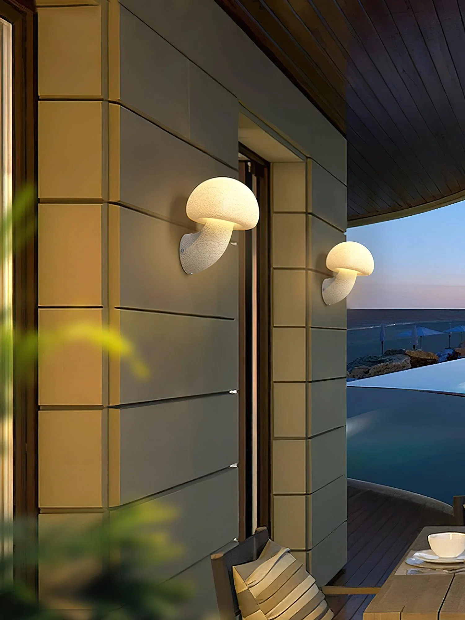 Mushroom Resin Wall Lamp - Image 11