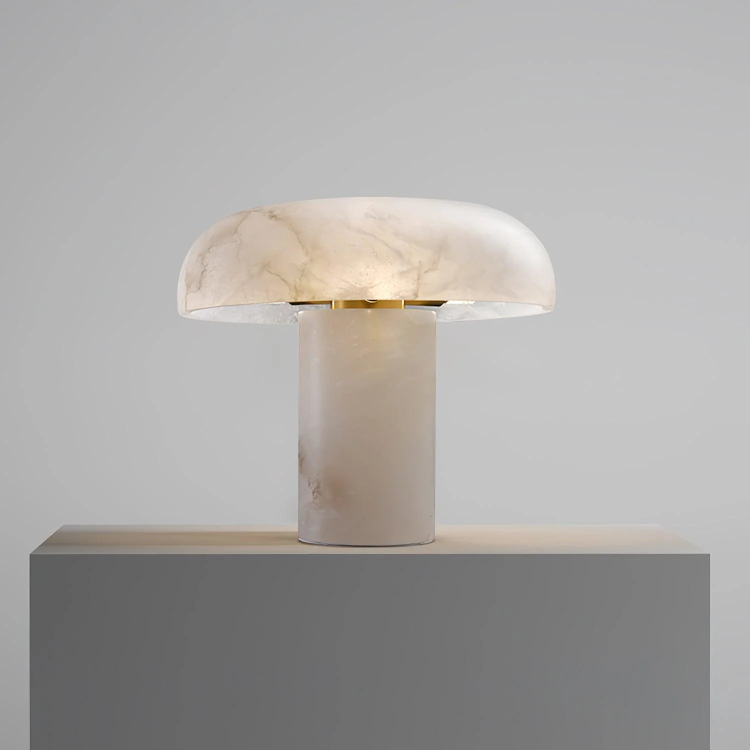 Mushroom Type Alabaster Table Lamp - Image 19