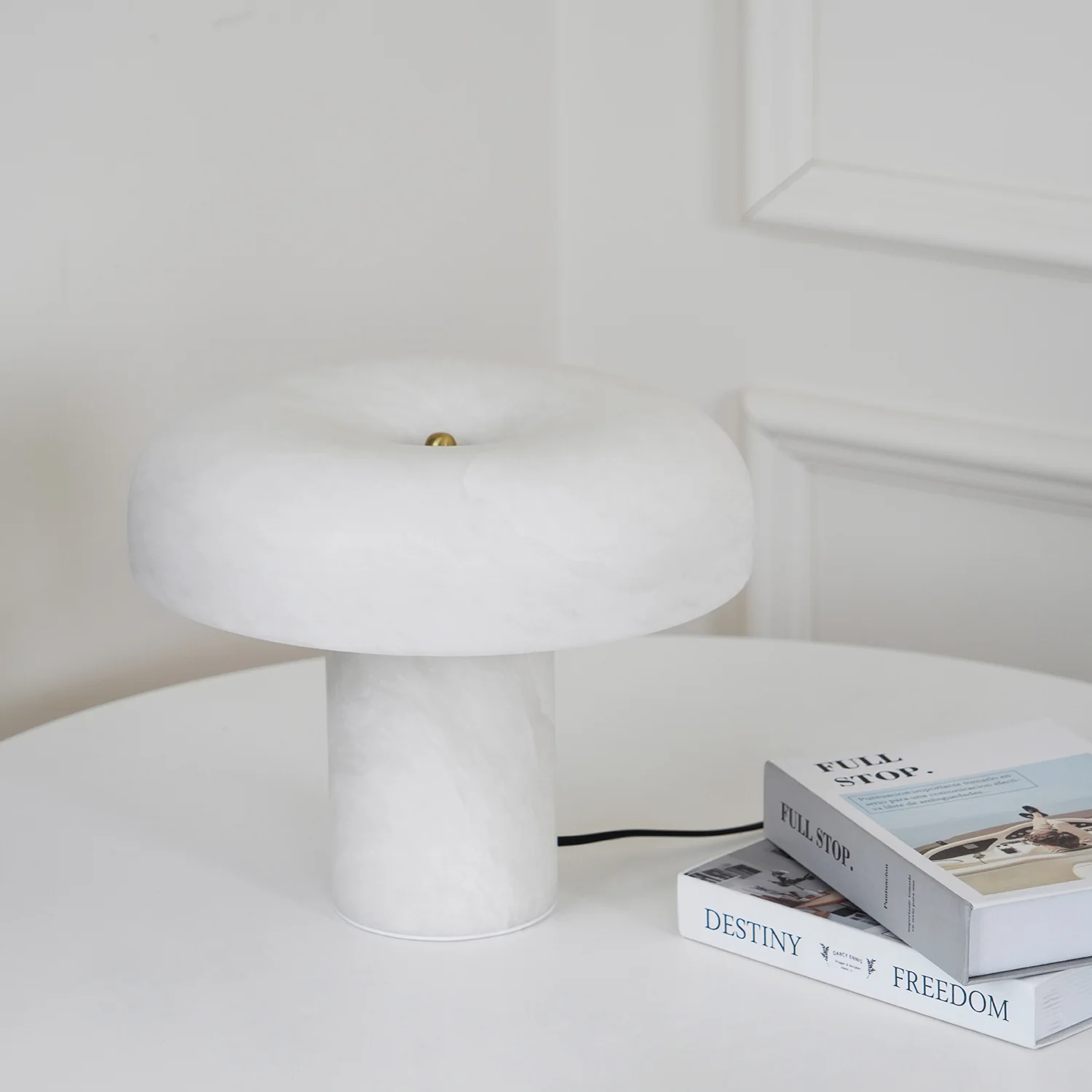Mushroom Type Alabaster Table Lamp - Image 24