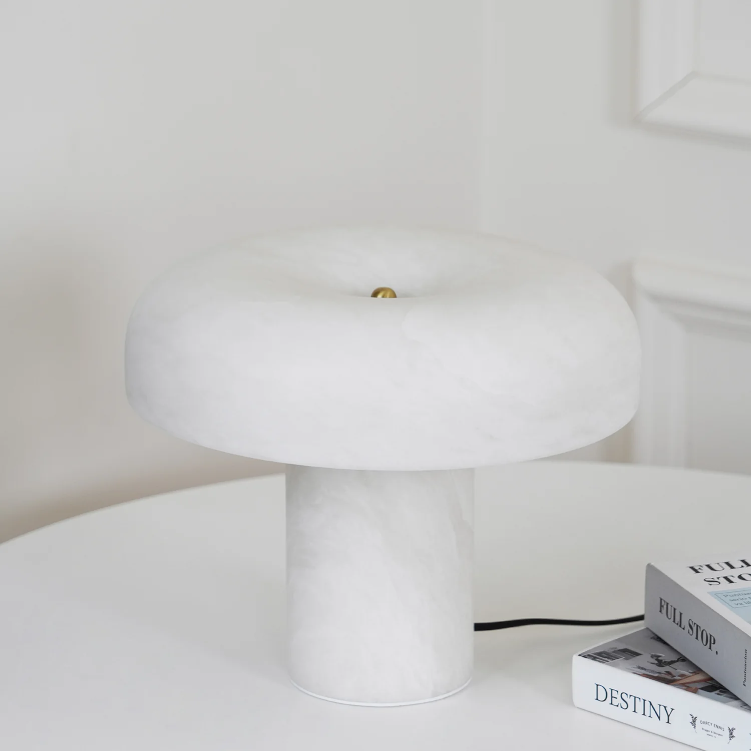 Mushroom Type Alabaster Table Lamp - Image 30