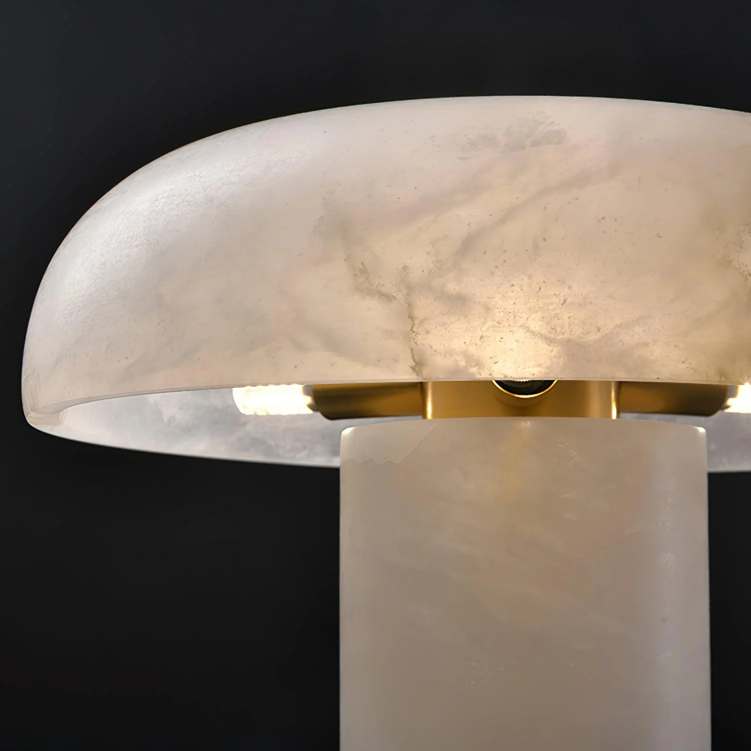 Mushroom Type Alabaster Table Lamp - Image 35