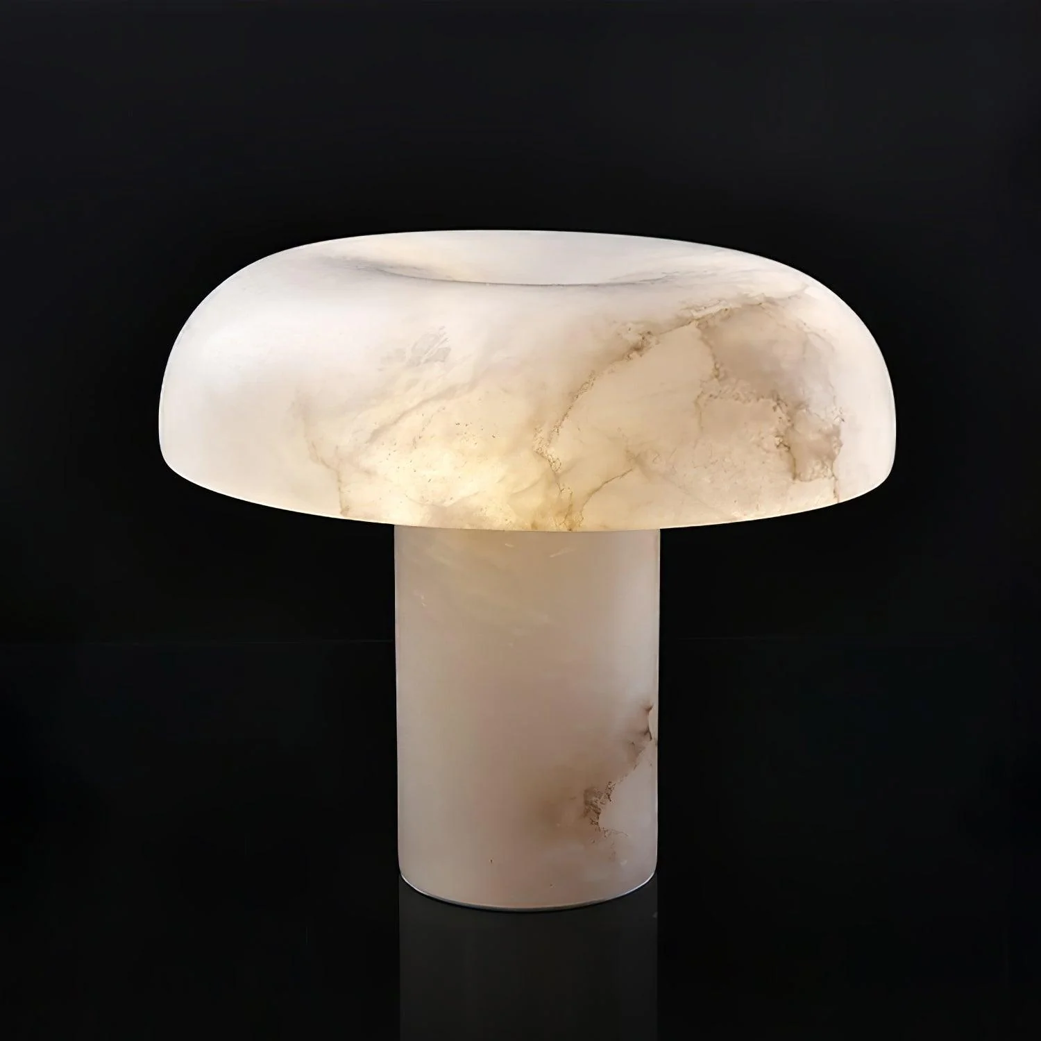 Mushroom Type Alabaster Table Lamp - Image 36
