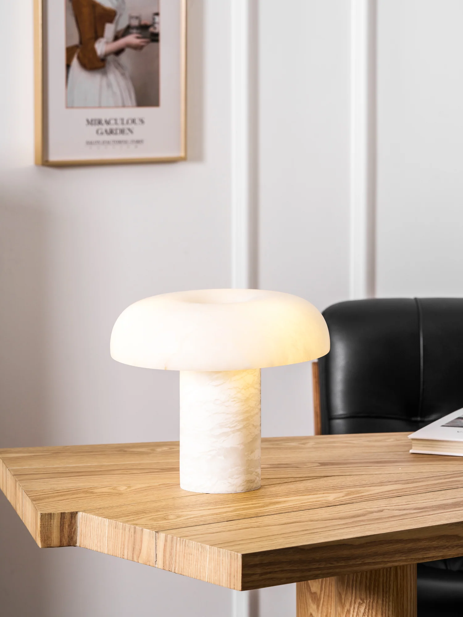 Mushroom Type Alabaster Table Lamp - Image 51