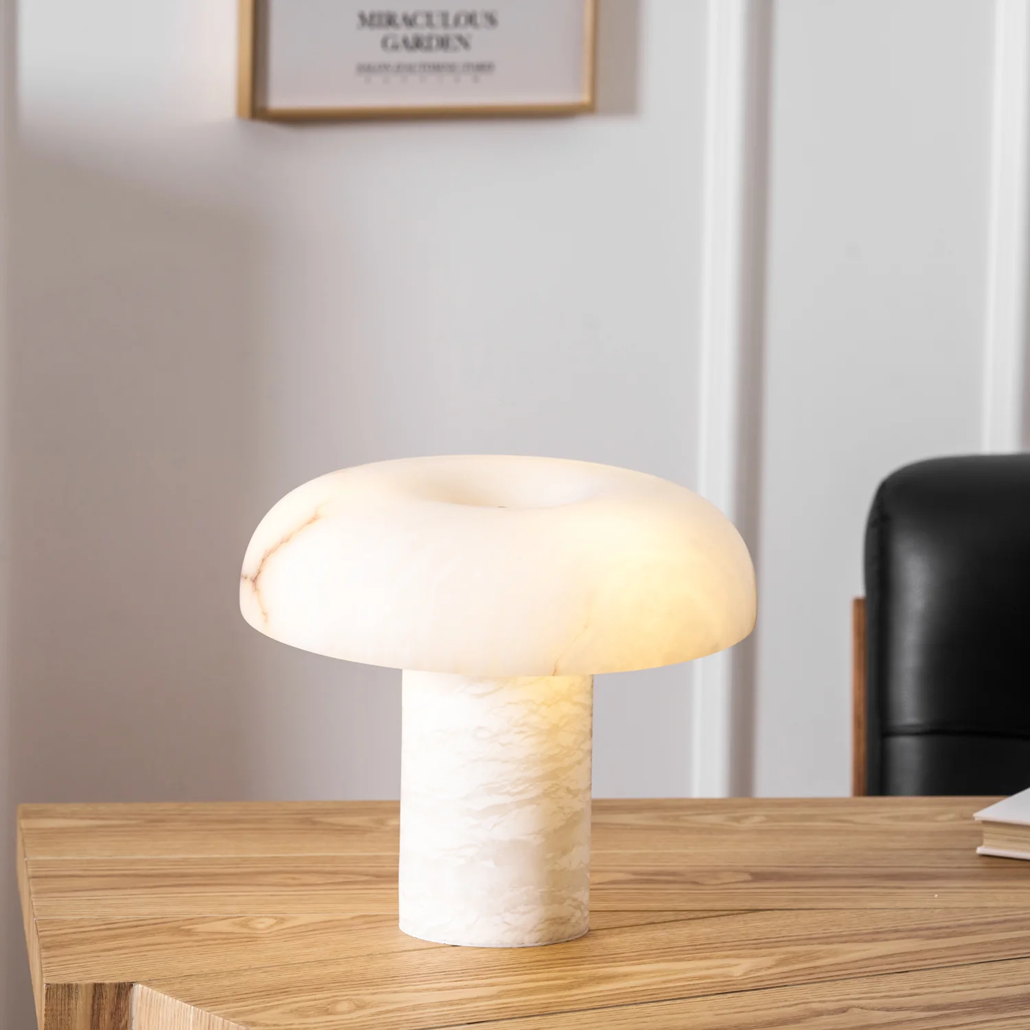 Mushroom Type Alabaster Table Lamp - Image 52