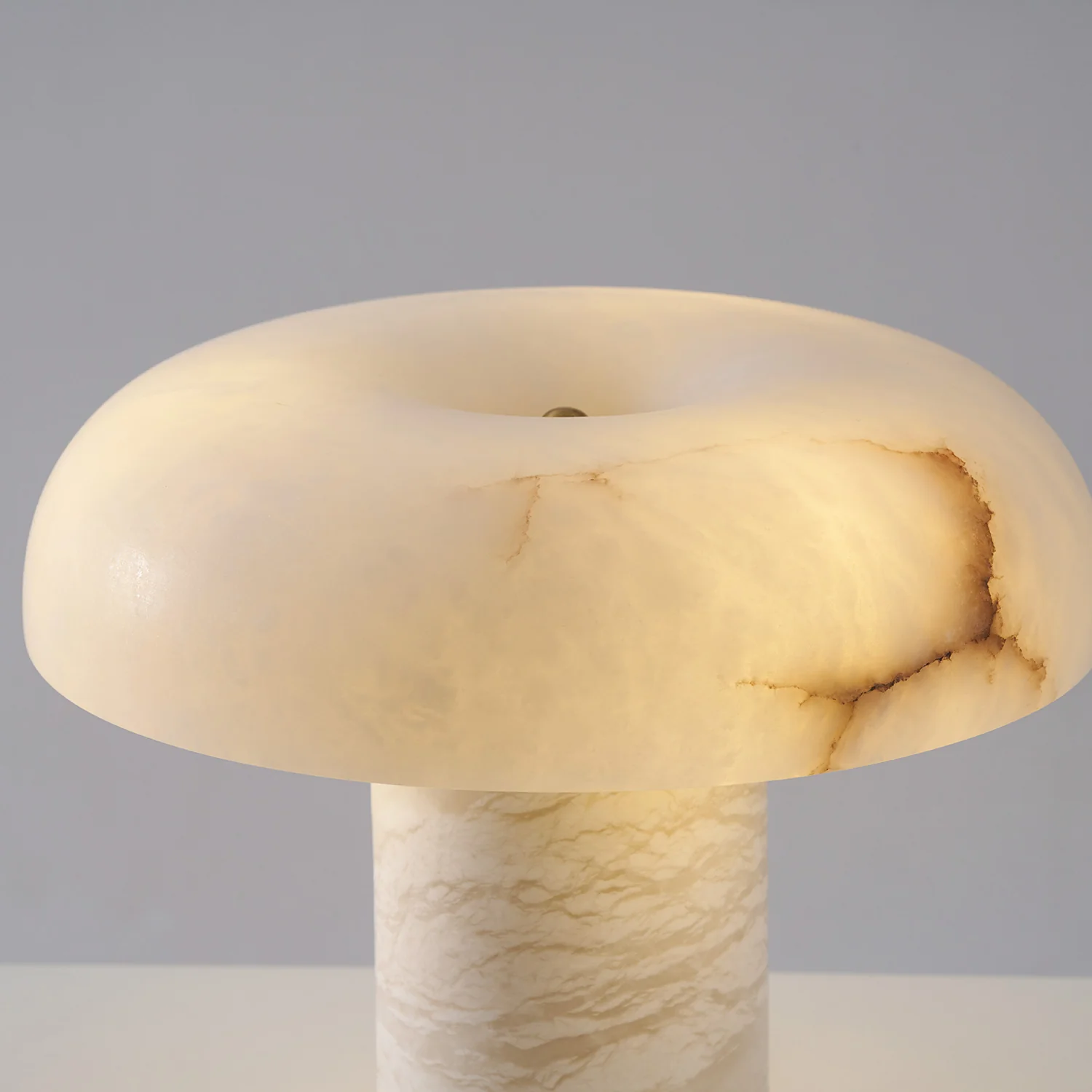 Mushroom Type Alabaster Table Lamp - Image 57