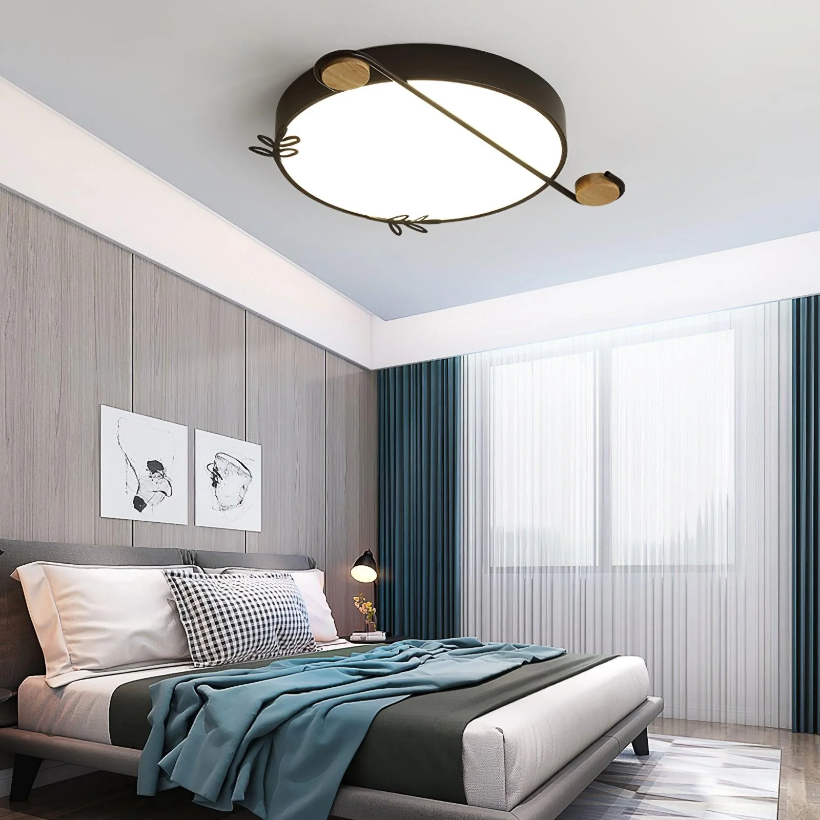 Musical Note Round Ceiling Lamp - Image 6