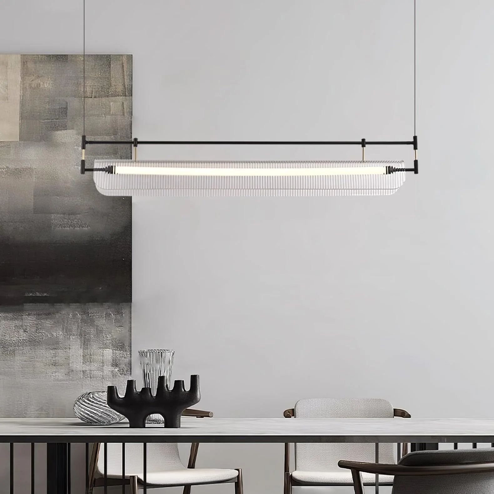 Linear Strip Chandelier - Image 12