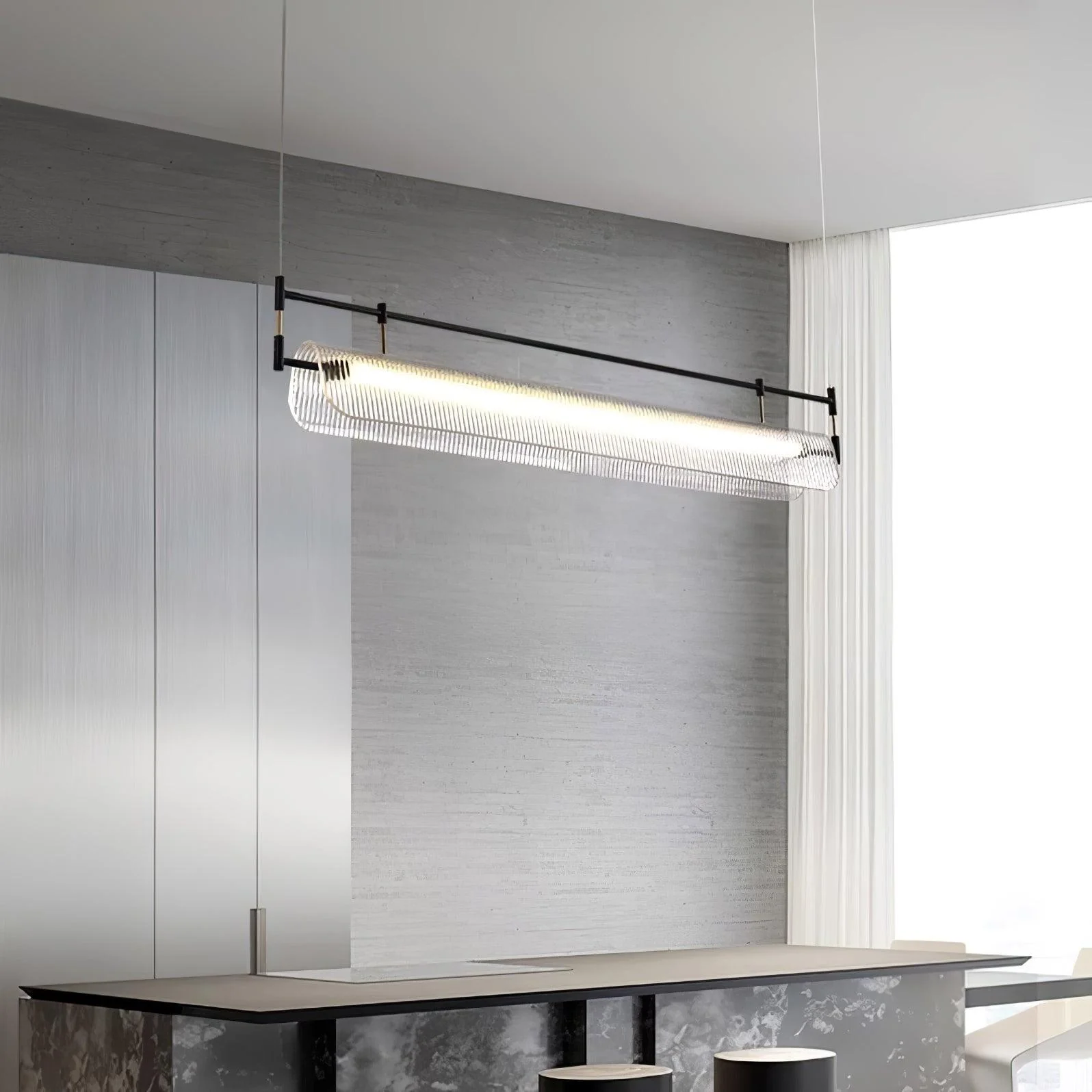 Linear Strip Chandelier - Image 13