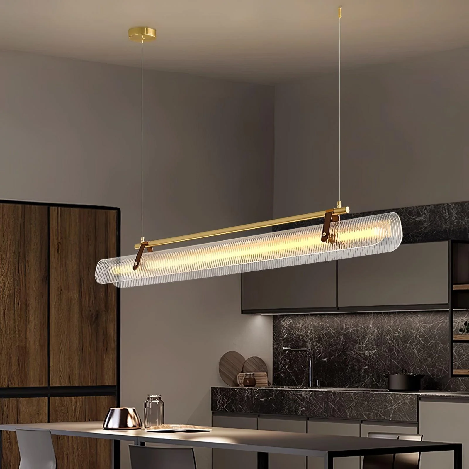 Linear Strip Chandelier - Image 14