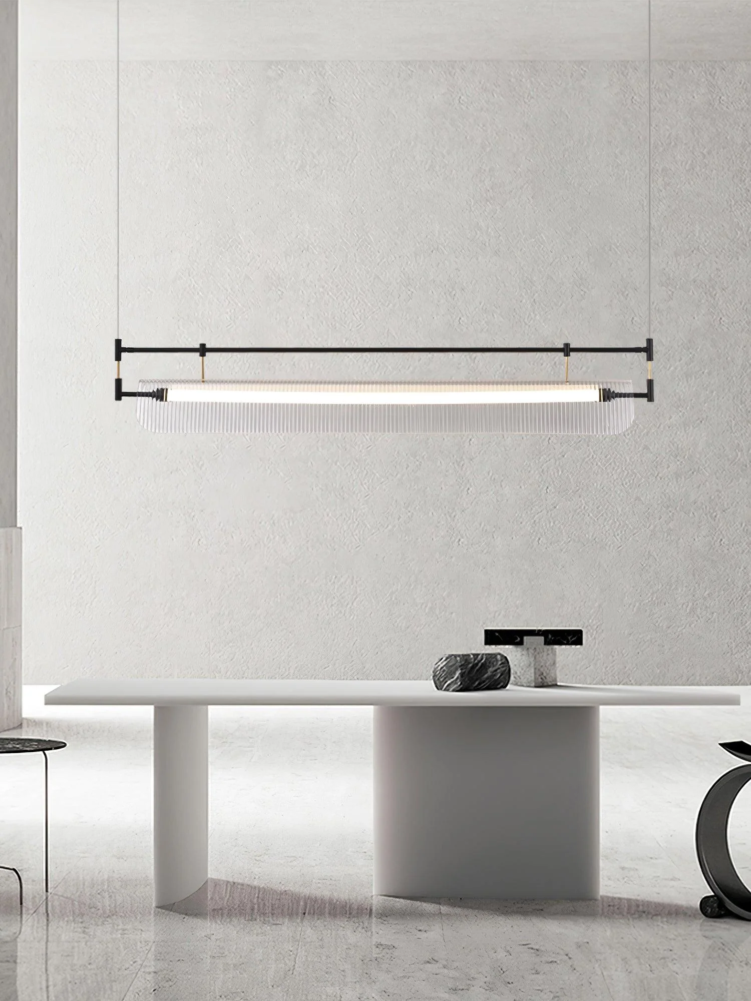 Linear Strip Chandelier - Image 31