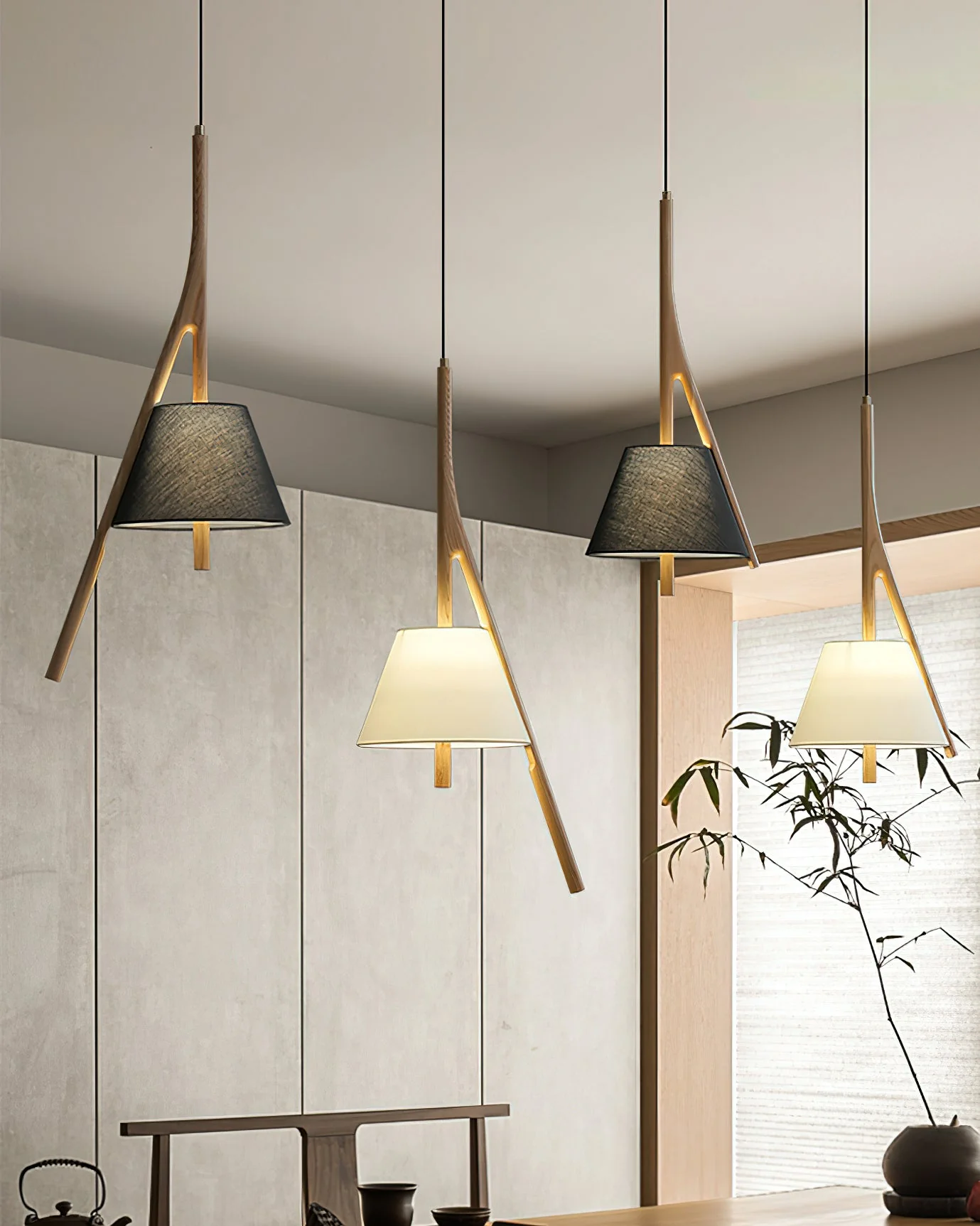 Nanzhi Wood Pendant Lamp - Image 22