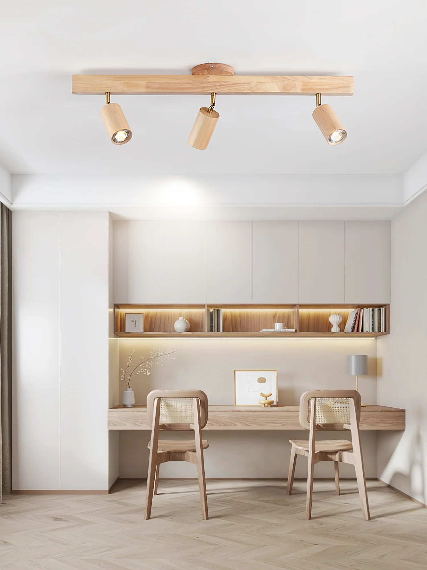 Natural Wood Beam Spotlight Light - Image 13