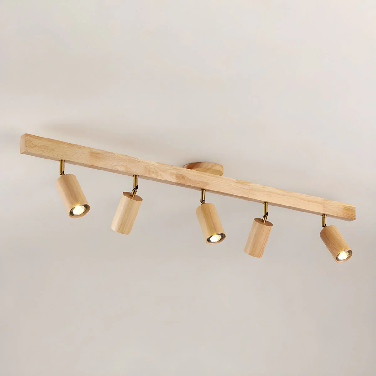 Natural Wood Beam Spotlight Light - Image 20