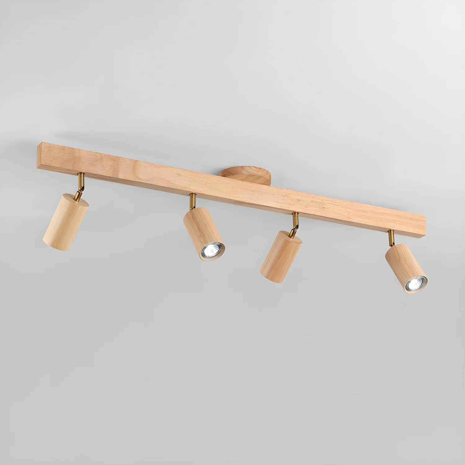 Natural Wood Beam Spotlight Light - Image 24