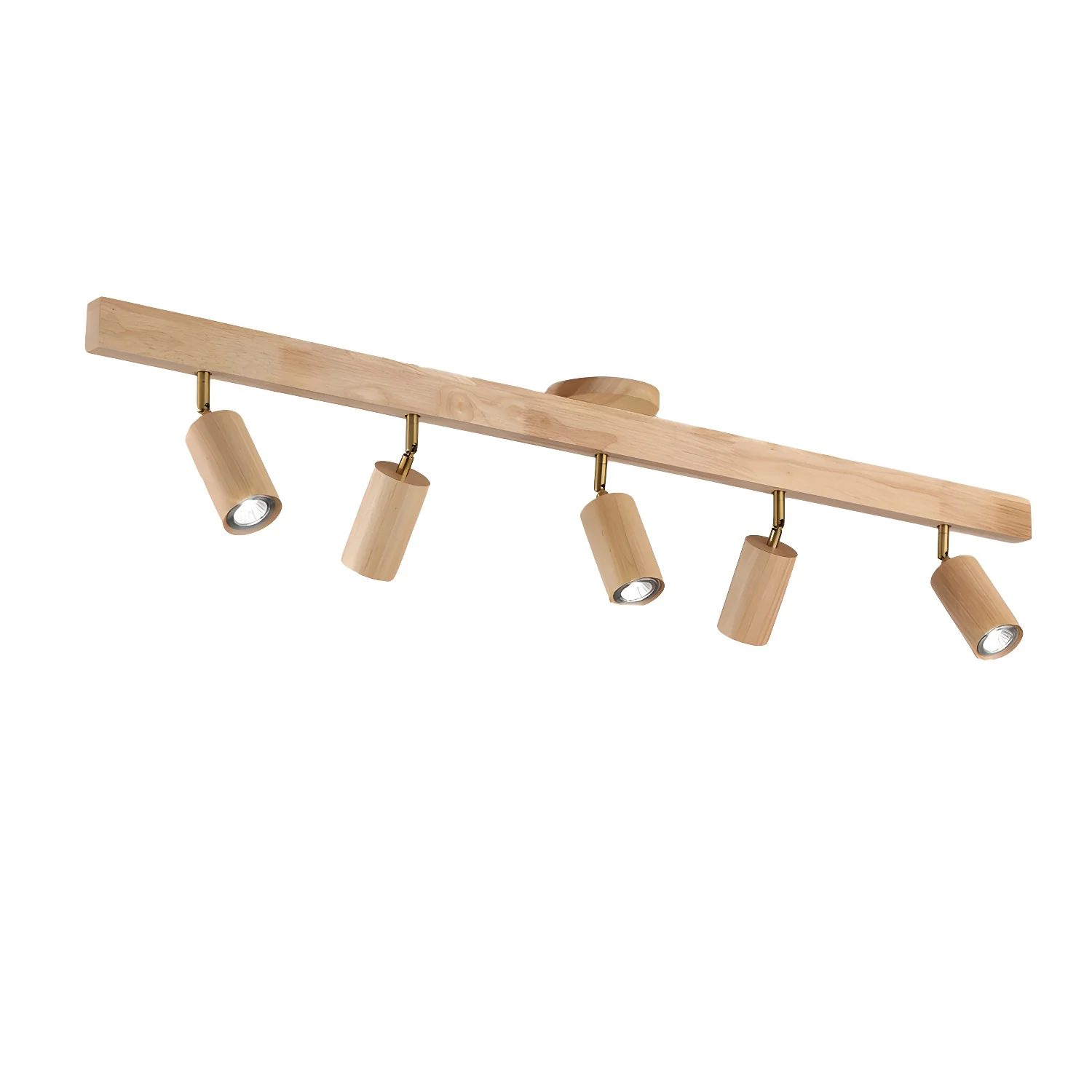 Natural Wood Beam Spotlight Light - Image 31