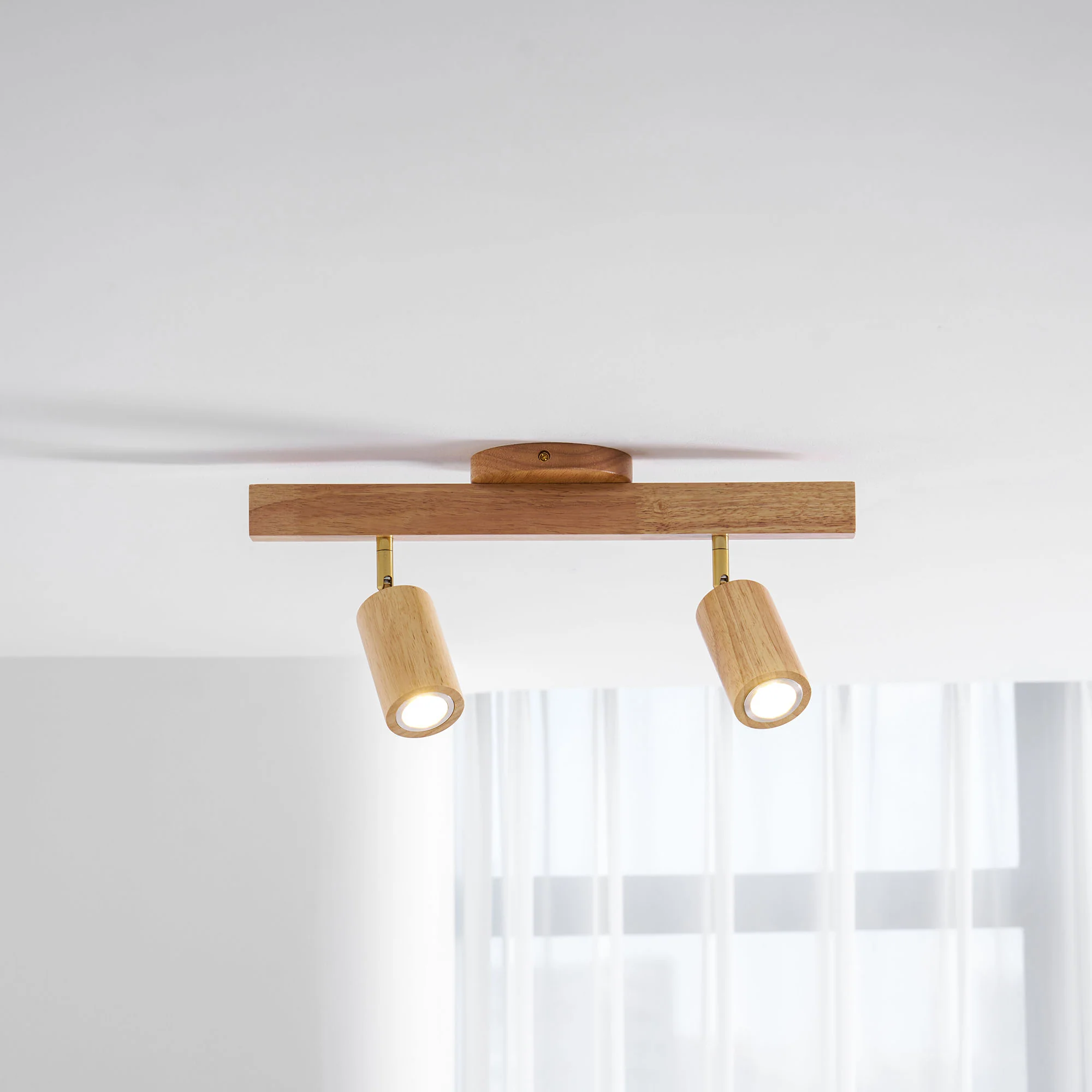 Natural Wood Beam Spotlight Light - Image 42