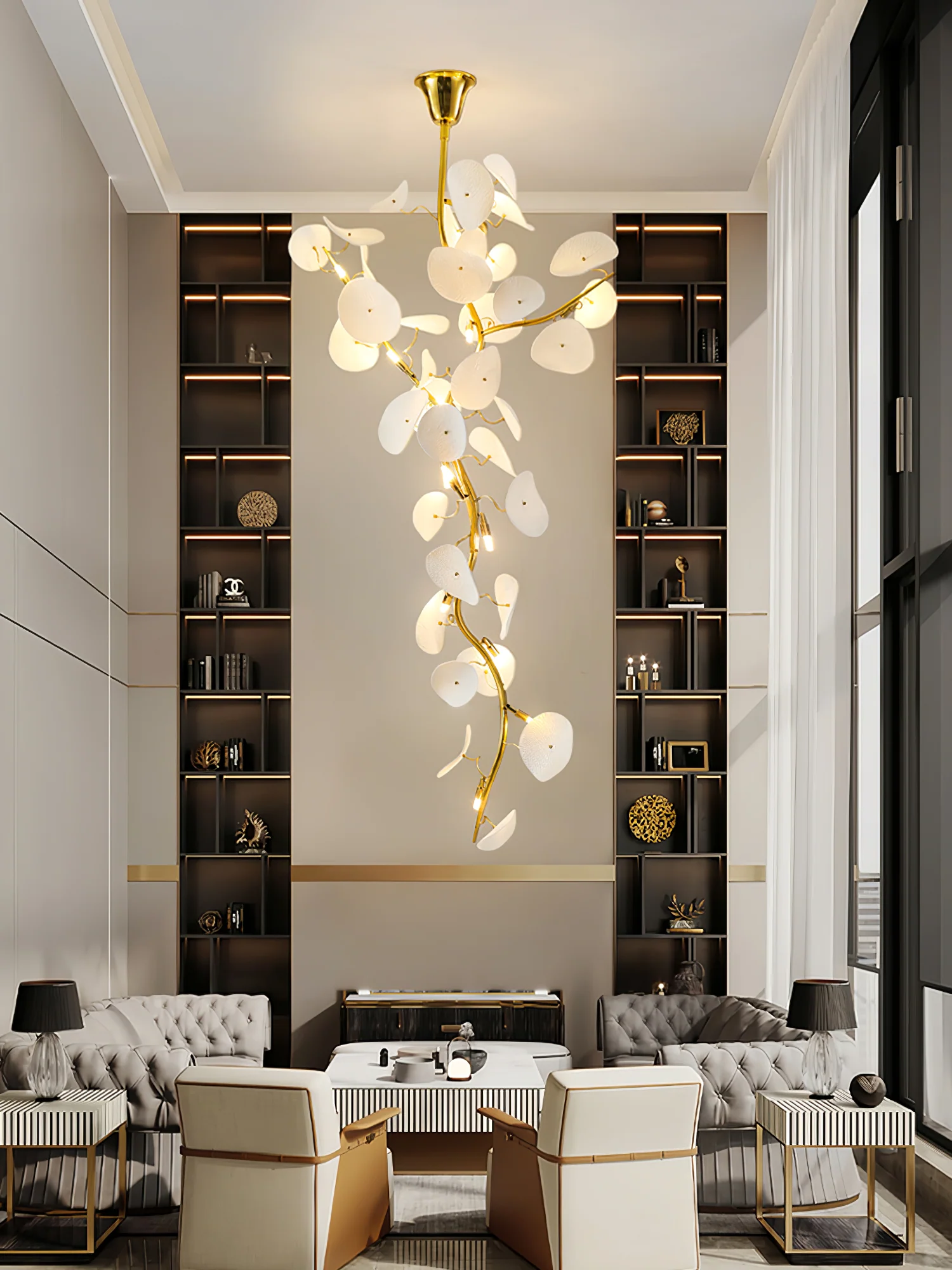Nebula Petal Chandelier - Image 13