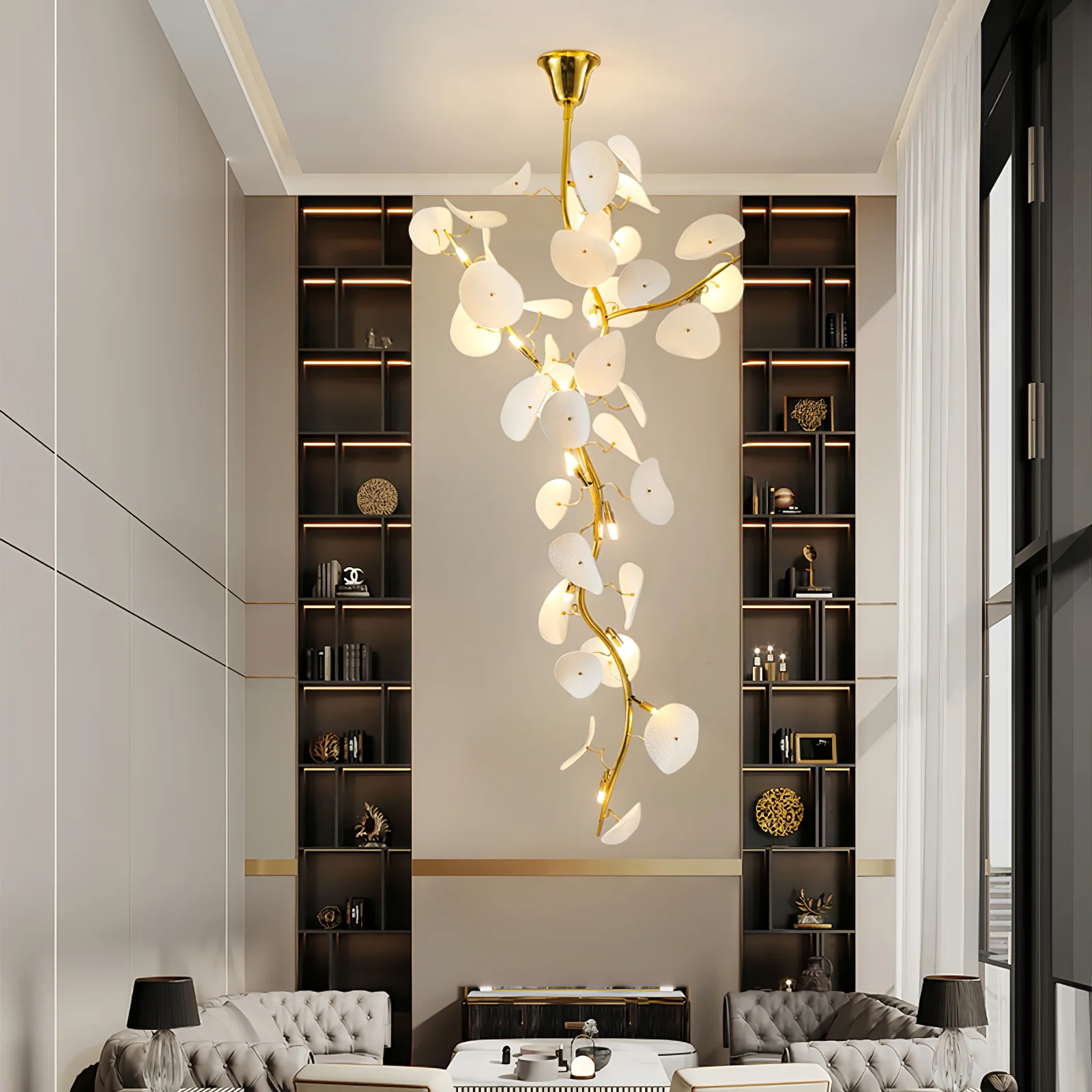 Nebula Petal Chandelier - Image 20
