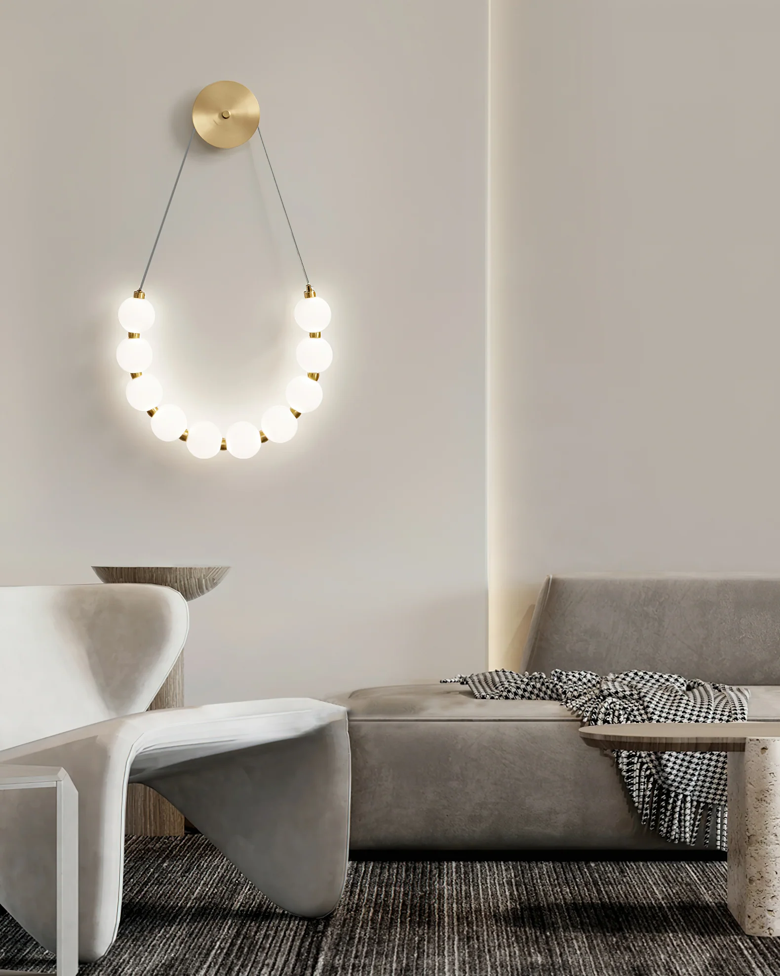 Necklace Loop Wall Lamp - Image 10