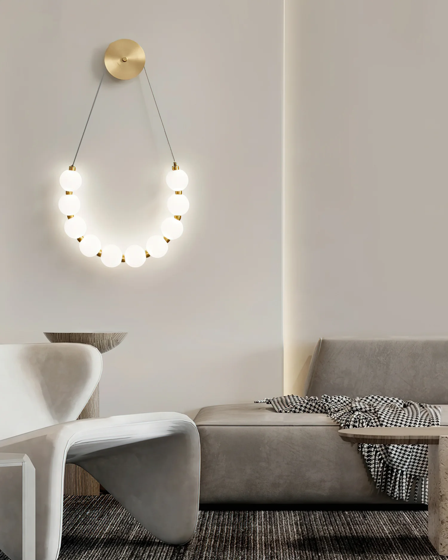 Necklace Loop Wall Lamp - Image 6