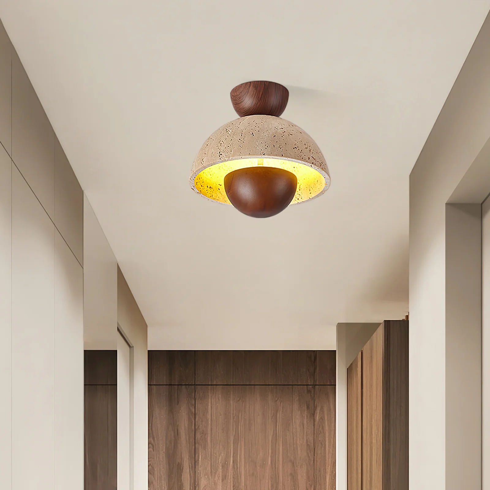 Nerio Travertine Ceiling Light - Image 9