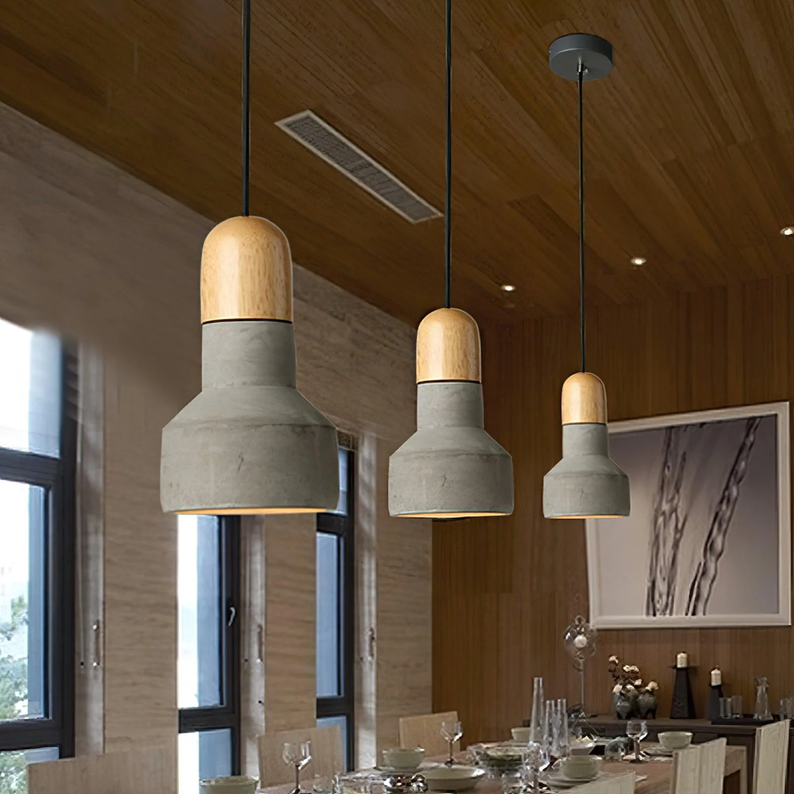 Nessa Wood Pendant Light - Image 6
