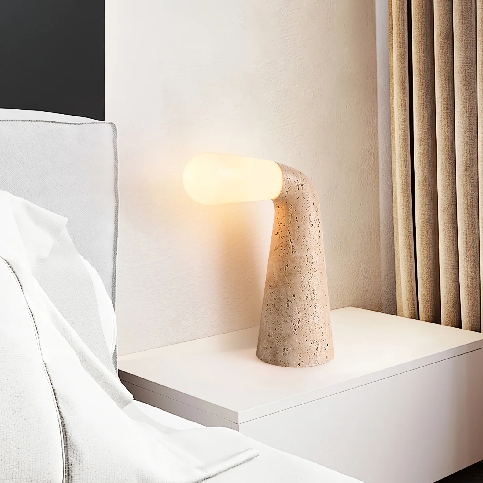 Nilo Travertine Table Lamp - Image 15
