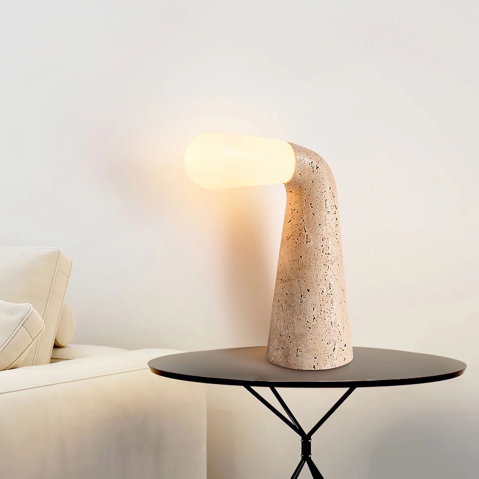 Nilo Travertine Table Lamp - Image 4