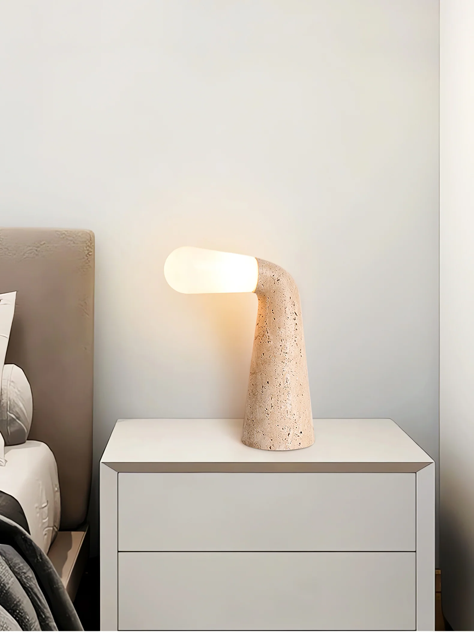 Nilo Travertine Table Lamp - Image 7