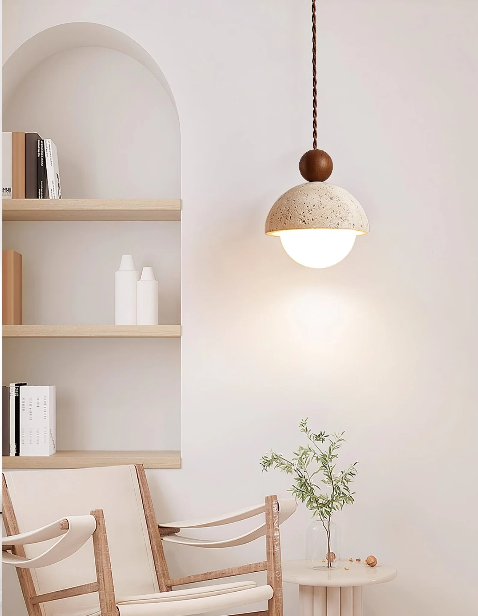 Niva Travertine Pendant Light - Image 5