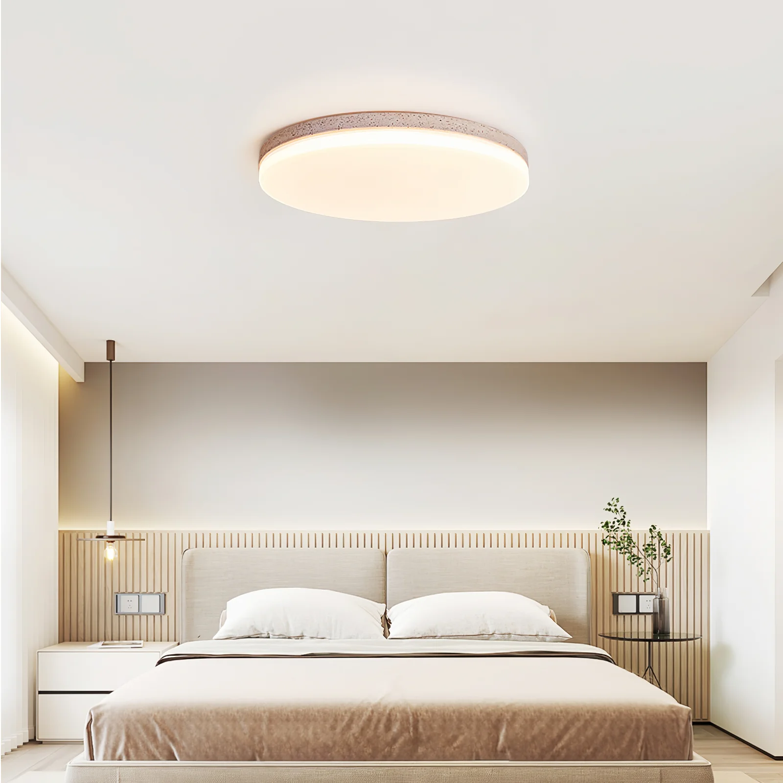 Noa Travertine Ceiling Light - Image 3
