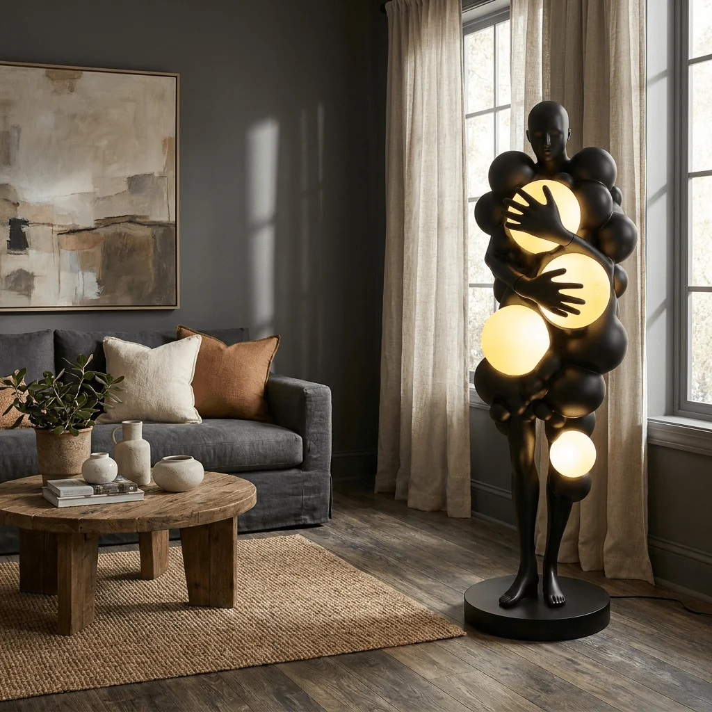Nocturne Bloom Figure Floor Lamp - Image 4