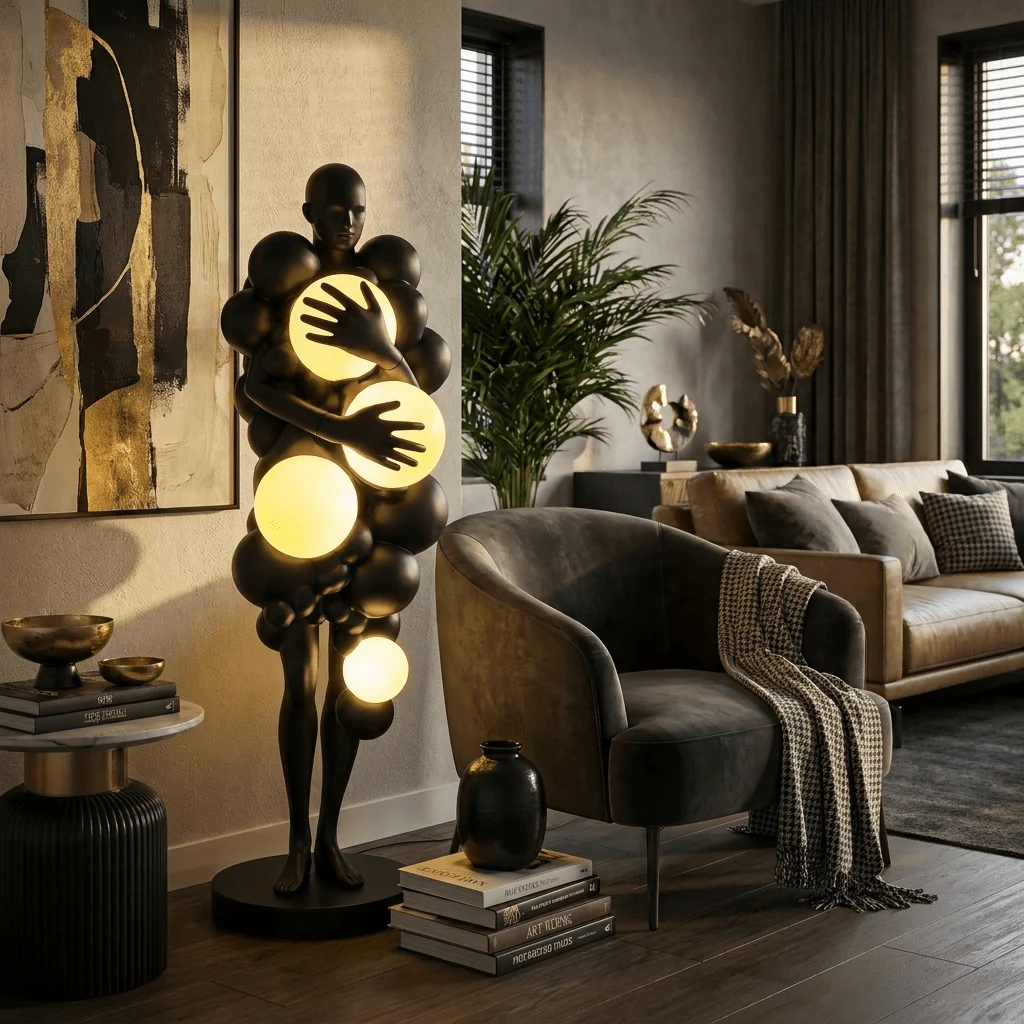 Nocturne Bloom Figure Floor Lamp - Image 5